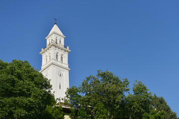 Fototapeta na wymiar tower with clock