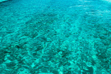 Clear water in Bahamas