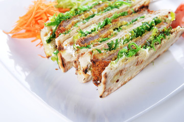 sandwiches with meat