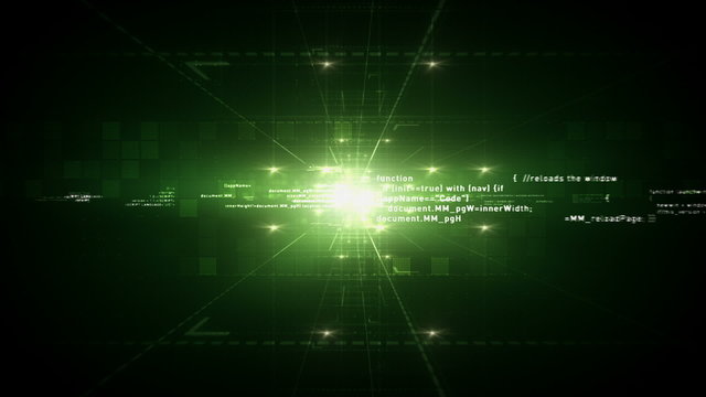 Computer Code Green