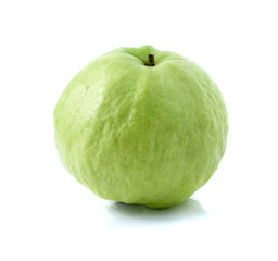 guava fruit on white background