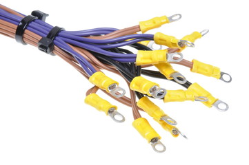 Cables with terminals used in electrical wiring system