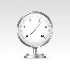 Vector Pressure Gauge Manometer Isolated