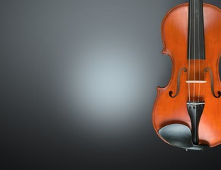 Fototapeta na wymiar Violin, Musical Instrument, Classical Music.