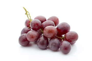 Grape on the white background. Fresh  berry.