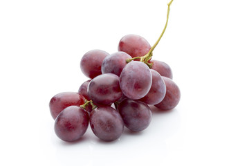 Grape on the white background. Fresh  berry.