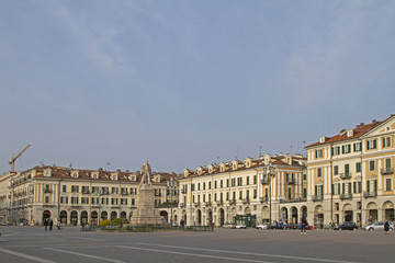 Fototapeta na wymiar Piazza Galimberti in Cuneo