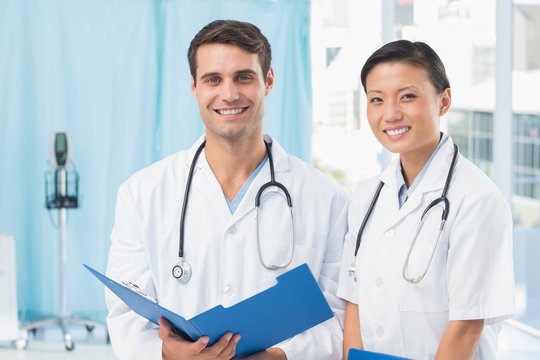 male and female doctors