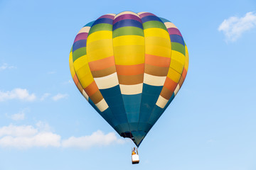 Colorful hot air balloon