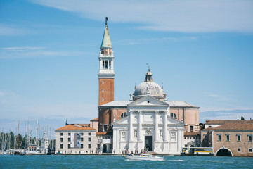 Fototapeta na wymiar Church of San Giorgio Maggi ore in Venice