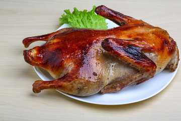 Roasted duck