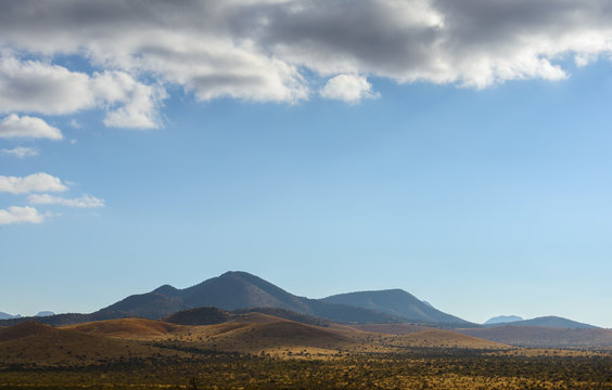 Mountain landscape, Fort Davis, Texas, USA