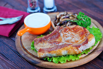 fried meat