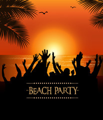 Summer Beach Party Flyer - 85156377