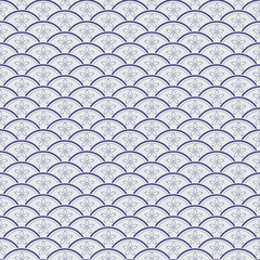 Japanese geometric seamless pattern design