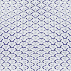 Japanese geometric seamless pattern design