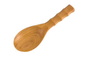 Wooden spoon isolated