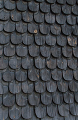 old black wooden tiles