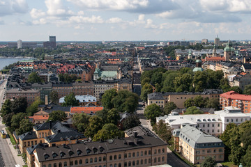 Obraz premium historical architecture tower in Stockholm, Sweden