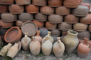Fototapeta na wymiar Pottery at Avanos, Turkey