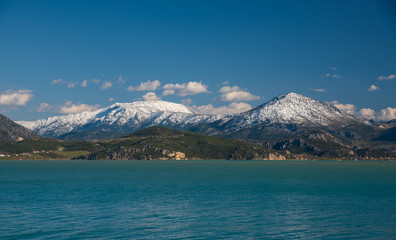 Mountains to the South of Egirdir Lake, Turkey.