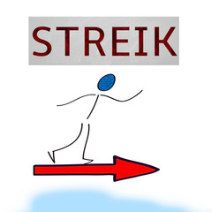 Streik - Illustration