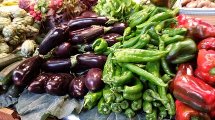 market fruit and vegetables