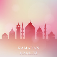 Ramadan greeting card design