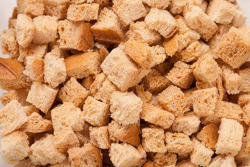 edible stack small cracker from bread