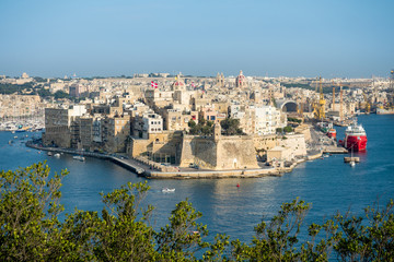 Fototapeta premium Malta - Blick auf Valletta