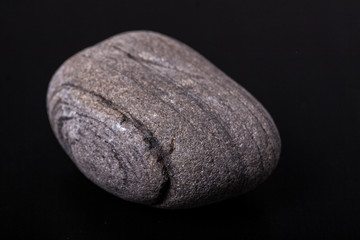 pebble on black