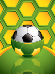 Obraz premium Soccer ball background.