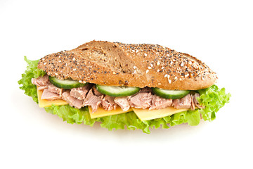 sandwich with tuna