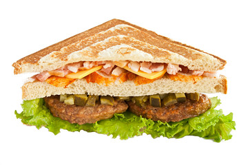 three-cornered sandwich