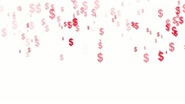 raining red dollars