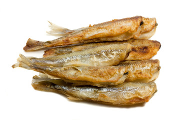 fried small smelt fish