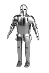 Fototapeta premium 3d render of knights armor