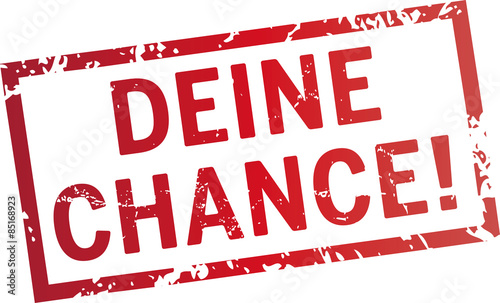 &quot;Stempel Deine Chance&quot; Stockfotos und lizenzfreie Vektoren auf Bild 85168923