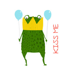 Fun Green Magic Frog Prince Got Stuck in Crown