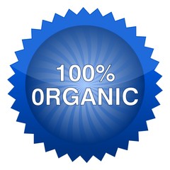 100% Organic Button
