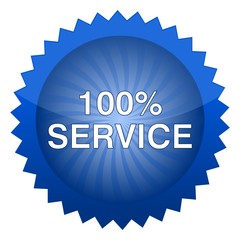 100% Service Button