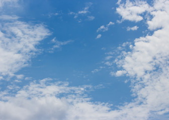 blue sky clouds