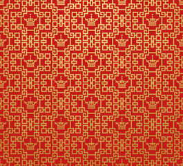 Patterns in Asian style: Chinese, Indian, Arabic