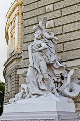 Sculpture at the Odessa Opera theater
