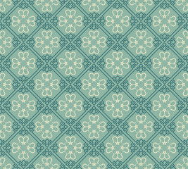 Fototapeta premium Pattern background vector asian style