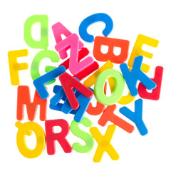 Alphabet letter ABC isolated