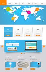Website Design Template Vector Eps 10