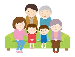 家族　ソファー