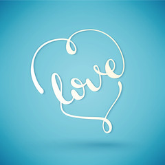 Love handmade  calligraphy