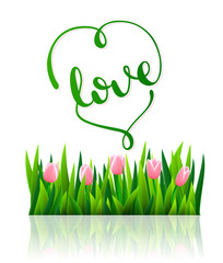 Love  handmade calligraphy